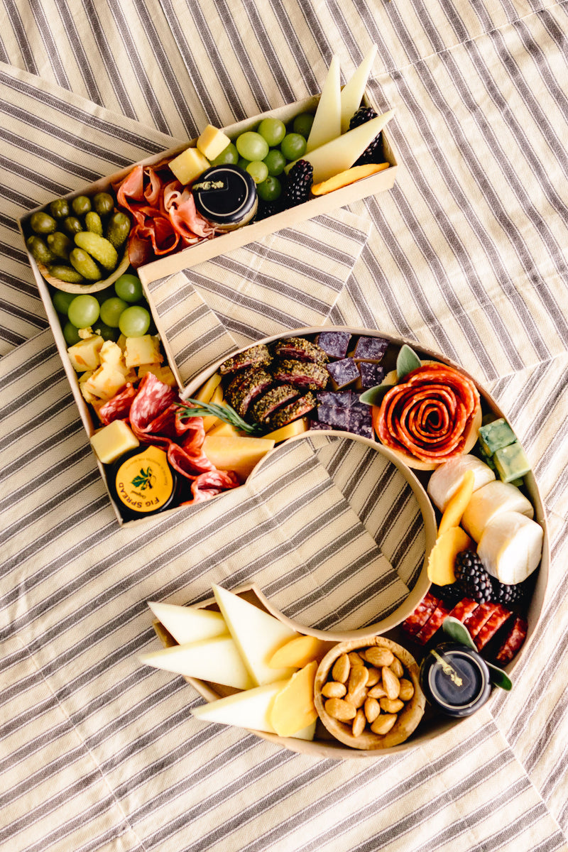 Letter/Number Charcuterie – Board + Brie DFW