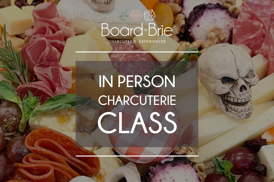 October 26 | Halloween Themed In Person Class | Board + Brie in Roanoke | 6:30 PM